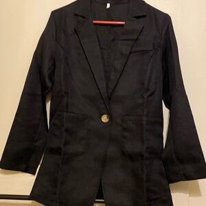 Black casual blazer